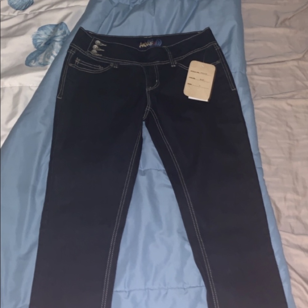 Angels dark wash skinny jeans